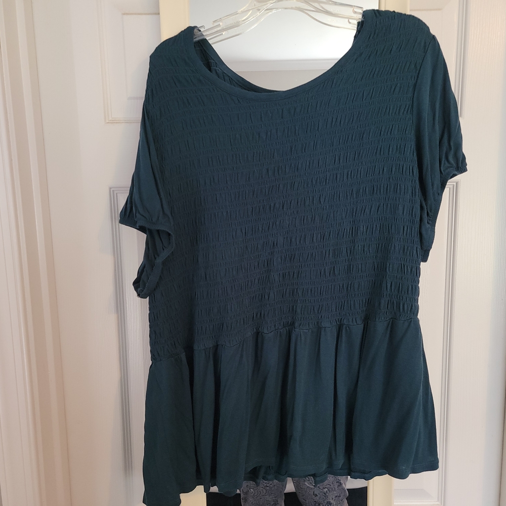 Elegant Teal Women's Top